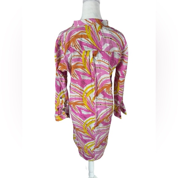 Vera for Anthropologie Spring Dress Maximalist Oversized Artsy Abstract 1990s XS - Picture 9 of 16